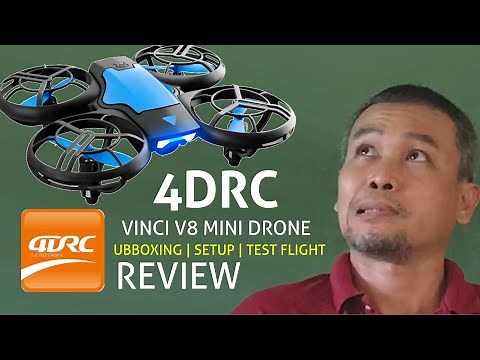 4DRC VINCI V8 Wifi FPV Mini Drone for Kids, Adults, and Beginners