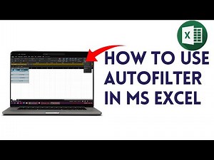 How To Use AutoFilter In MS Excel | Create A Filter Use Autofilter In Excel