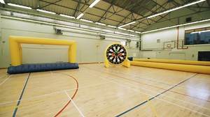 REGISTER YOUR CHILD for a summer of fun with the Football Fun Factory! Your child can take part the most incredible inflatable fun football experiences this summer holidays! Sign up at thefootballfunfactory.co.uk/camps | Football Fun Factory