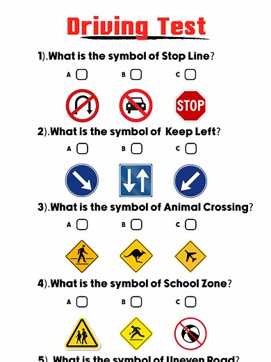 Driving Test Quiz Challenge: Test Your Knowledge!