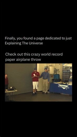 Explaining The Universe on Instagram: "Paper airplanes are simple yet fascinating examples of how basic principles of physics work in everyday life. They are made by folding a sheet of paper into a shape that can glide through the air, using thrust from your hand to propel them. The flight of a paper airplane depends on aerodynamics — how air flows over and around it — as well as factors like weight, shape, and balance. For instance, a pointed nose and narrow wings help it fly faster and farther