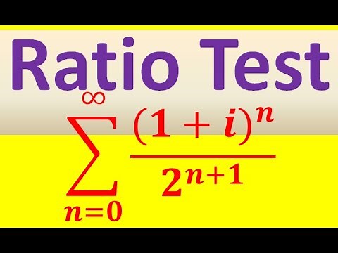 Ratio Test for Complex Series (part 1 of 2)