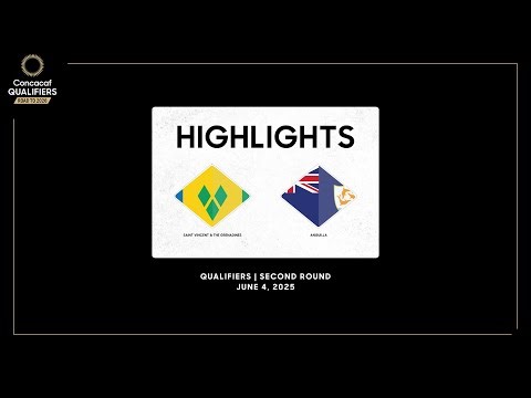 St.Vincent and The Grenadines vs Anguilla | Concacaf Qualifiers 2026 World Cup | Second Round