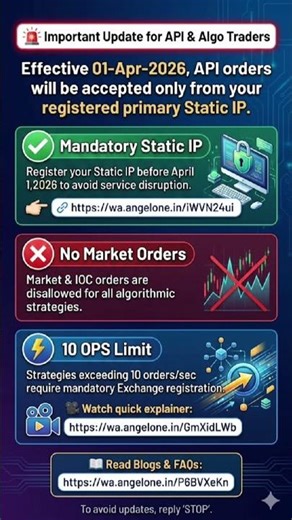 ⚠️ Angelone API Orders Will Be Rejected After April 1?! (New Trading Rule)