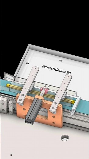 Conveyor Pusher Unit #mechanism #machine #automation