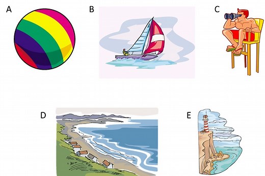 ESL at the Beach Vocabulary