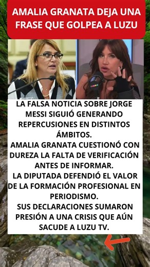 Amalia Granata deja una frase que golpea a Luzu