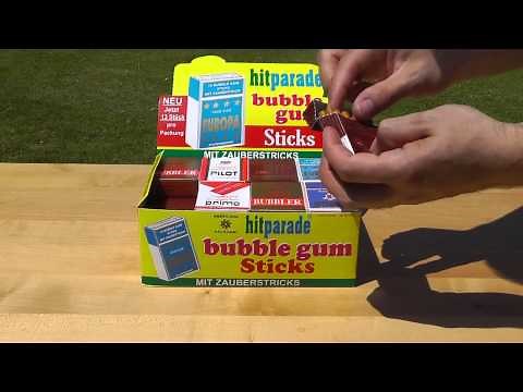 Kaugummi Zigaretten Box - Unboxing - Geschmackstest :D