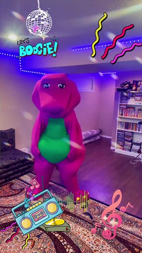 Here, Barney will show you how to do The Dino Dance! 🦖🩰 #barneythedinosaur #dancealong #dinodance #fyp