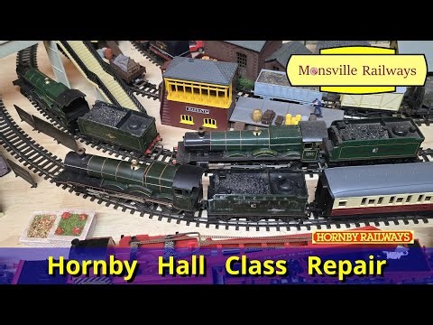 Hornby Hall Class Repair for the OO Gauge Pool Table Project Model Railway - Part 26B.