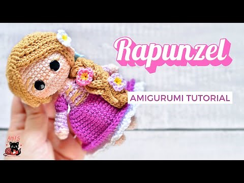 How to crochet Rapunzel | Amigurumi Princesses Tutorial