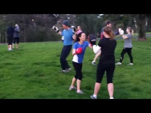 Group Bootcamp Boxing Drill