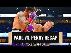 Jake Paul wins FOURTH STRAIGHT FIGHT, DEFEATS Mike Perry by 6th-Round TKO | Fight Recap | CBS Sports