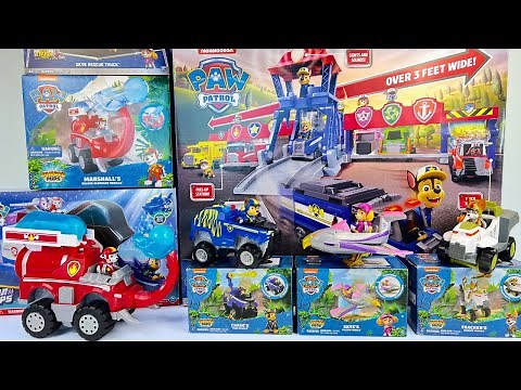 Paw Patrol Unboxing Review | New Jungle Pups Vehicle Collection | Big Rig Truck Stop HQ