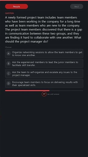 PMP Exam Q2 – Team Communication Gap | PMP Quiz Master