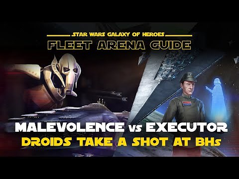 Malevolence vs 7* Executor Counter Guide | SWGOH Fleet Arena