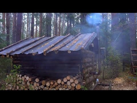 Alone in the Woods – Building and Living in My Off Grid Log Cabin - Bushcraft Life