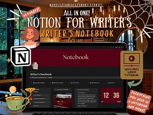 Notion Writer's Notebook Template: Project Workspace (digital Download) - Etsy