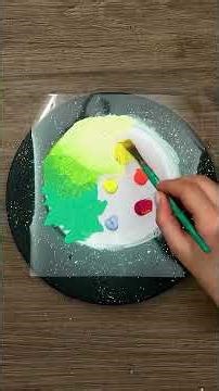 🌙🌞 Day & Night in Circles | Magical Round Canvas Landscape Art | MagicHands ✨🎨