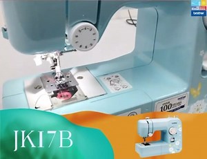 Brother JK17b Mesin jahit mudah alih dan serbaguna 17 corak jahitan Lubang butang 4 step Color comey kualiti paling baik Waranty 1 tahun | Karysma Store Mesin Jahit Sewing Machine