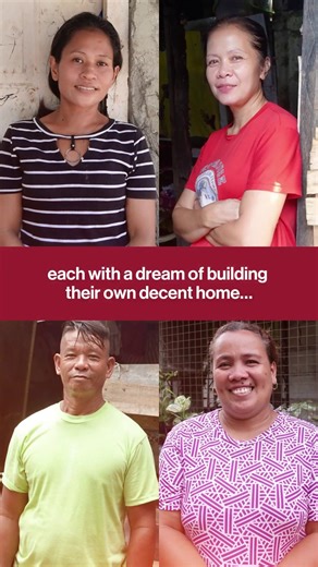 Relating to the plight of 3.7 million Filipino families living in informal settlements, homeowners in Shelter Park, Caloocan City describe their struggle and dream to have a decent home. This World Habitat Day, we urge policy- and decision-makers to review and improve policies and programs, ensuring access to adequate housing for all. Because #HomeEquals a stronger future, a safer and healthier community, and a better life. Read our policy brief: bit.ly/phf2023_policybrief Learn more about the H