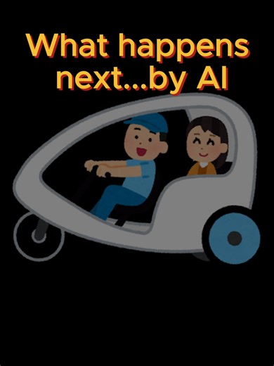 AI Animation of a Bike Driver and Occupant