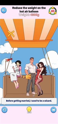 Brainy prankster-Reduce the weight on the hot air balloon new part #gameplay #music ☁