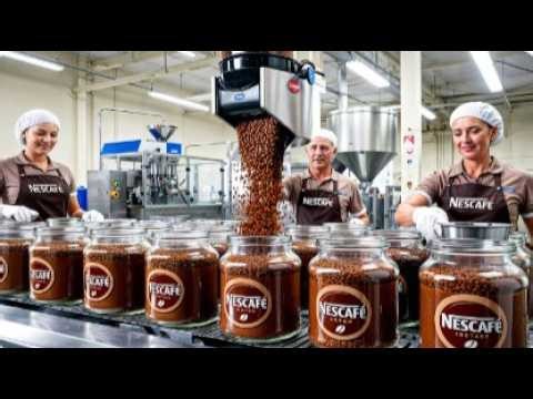 How Nescafe Coffee Is Made in the factory: Instant Coffee Product Process