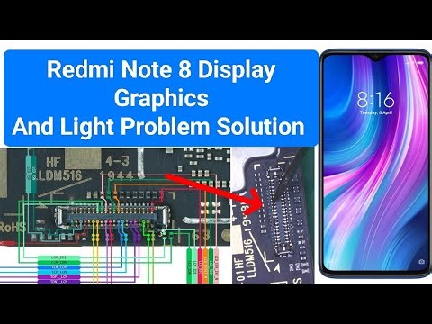 Redmi Note 8 Display Light Problem / Mi Redmi Note 8 Display Graphics problem