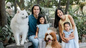 JC Intal shares family pic with Bianca Gonzalez and their 'two boys, two girls'