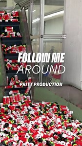 🔎 Inside Henkel Adhesive Technologies’ Pritt production in Düsseldorf 🏭 Have you ever wondered how one of the world’s most well-known and beloved glue sticks is made? This Follow Me Around video takes you inside Henkel’s #Pritt production facility in Düsseldorf, offering a behind-the-scenes look at the manufacturing processes – from raw materials to finished product! 🤩 #FollowMeAround #Production | Henkel