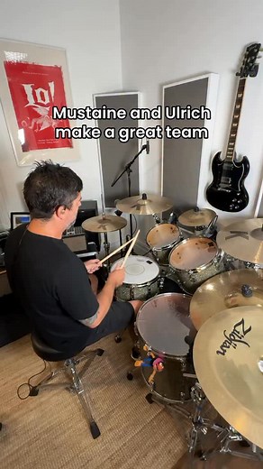 Holy Blackened! Dave and Lars could have created some masterpieces. Two of my all time favourite albums and opening tracks. Megadeth Holy Wars from Rust in Peace Metallica Blackened from …And Justice For All Imagine Nick Menza playing with Metallica! Of course Lars is a major part of Metallica’s song production and overall success, not disputing that at all. Want to record killer sounding drums at home? Check out acedrum.com (link in bio) for everything about how I set up, tune, record, and mix 