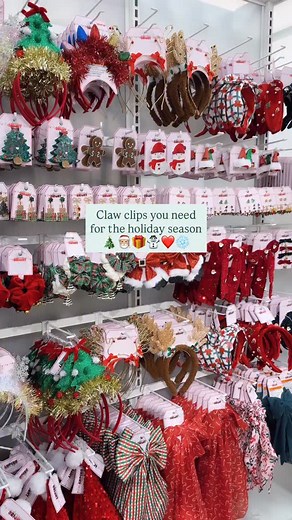 Claw clips you need for the holiday season 🎄🎅🏼 Comment HOLIDAY and I’ll send the link to your DMs! Make sure to follow to ensure the message goes through https://liketk.it/5zyRC #targetstyle #targetfinds #holiday #christmas #target #sharemytargetstyle #targetrun #christmasshopping #targetlover #targetdeals | Target with Tay