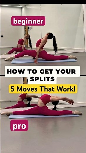 Get Your Splits FAST! 5 Must-Do Stretches🔥Beginner&Pro #flexibility #stretching #contortion #shorts