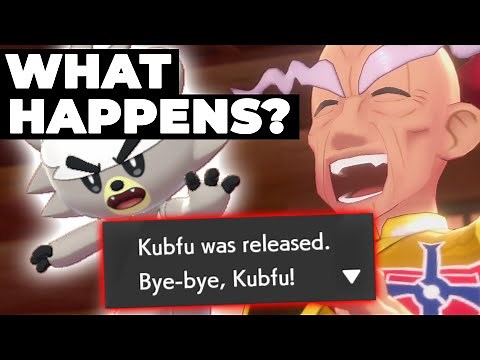 What Happens If You RELEASE Your Kubfu In The Isle Of Armor DLC's Story In Pokémon Sword & Shield?