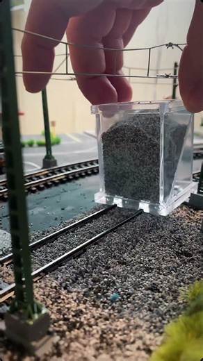 This Is How Realistic Model Train Ballast Is Done
