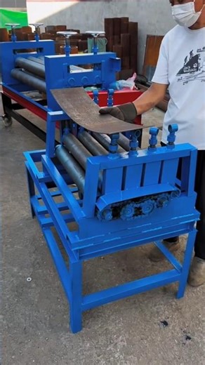 Electric steel plate leveling machine operation method#youtubeshorts