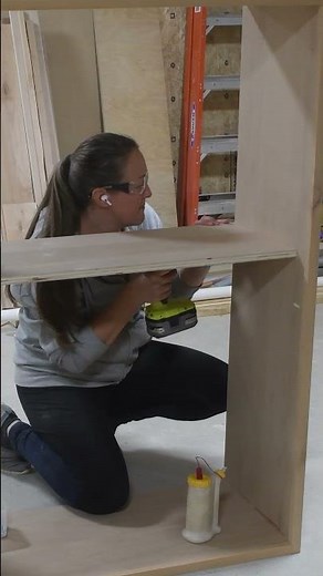 DIY Modern Display Cabinet