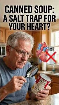 The Danger of High Sodium in Healthy Canned Soups