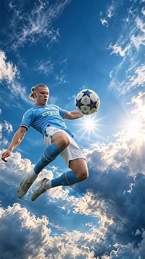 Erling Haaland Fireball Goal! 🔥⚽ Insane Animated Shot | #Shorts #Haaland #Football