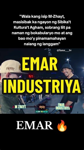 EMAR Industriya vs. M-Zhayt FlipTop Battle Round 1 Highlights