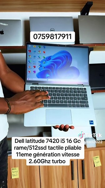 Dell 7420 ✅ Série : Dell latitude 7420 X360 ✅ Processeur : Intel core i5 ✅ Génération : 11ème ✅ Ram : 16Go ✅ Stockage : SSD 512Go ✅ Vitesse : 2.60Ghz / 4.40Ghz en turbo ✅ Écran : 14 pouces tactile et pliable ✅ Clavier : AZERTY rétro-éclairé ✅ Système : windows 11 et pack office 2021 ✅ Connecteur : HDMI, TYPE C, USB 3.O ✅ Carte graphique : Iris Xe Graphic ✅ Résolution d'écran : 1920x1080 ✅ Batterie : très bonne autonomie ✅ BLUETOOTH, WIFI, WEBCAM ✅ Sécurité : empreinte et reconnaissance faciale ✅