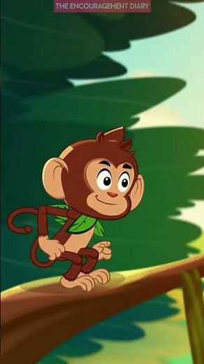 Monkey Learns Courage | Cute & Motivational 3D Animation Funny & Inspiring Short Animation