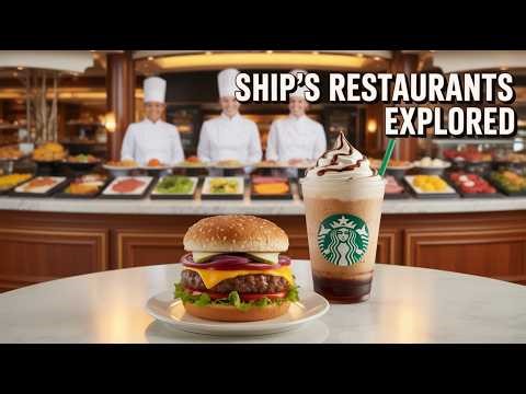 Trying Every Restaurant on the Cruise - Everything I Ate on the Ship!