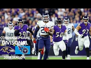 Ravens vs Titans 2019 Divisional Round Condensed Game | NFL Highlights