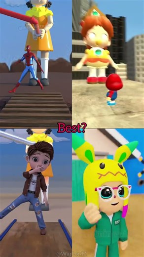 Technologia 🤪 Jump Rope Challenge Squid Game PK XD meme #squidgame​ #challenge​ #pkxd​ #tiktok​