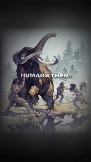 What if survival meant hunting animals much stronger than you..? #iceage #earlyhumans