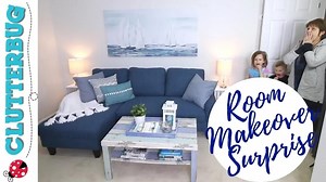 Let's get organized! We had just 24 hours and a small budget to decorate this room in my mother-in-laws home. In this video I share some of my favourite budget decorating tips and the room makeover and reveal! Budget Breakdown: Coffee Table: $12 - Value Village Side Tables: $20 for both - Home Depot Tray: $6 - Value Village Pillows - $16 - Value Village Curtains- $24 for pair - Homesense Throw- $15 - Winners Lamps- $50 for both - Winners Wallpaper - $10 - Amazon Lantern - $6 - Ikea Lake Sign - $