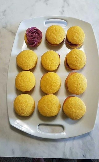 Lemon Blueberry Whoopie Pies