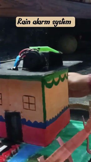 rain alarm system project work #ytshorts #ytshorts